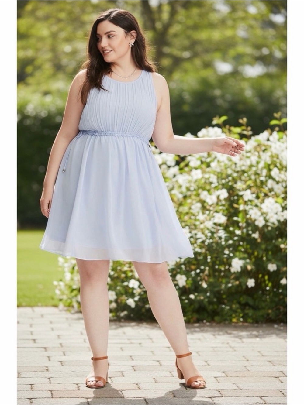 NWT Torrid Disney Cinderella Blue
Pleated Skater Dress Carriage
Charms Size 3X
